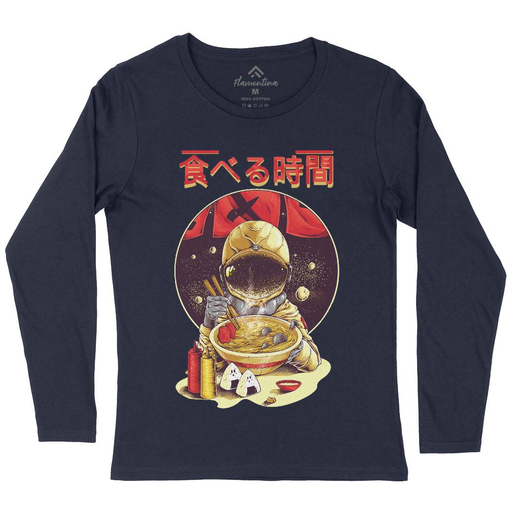 Astronaut Food Womens Long Sleeve T-Shirt Space B985