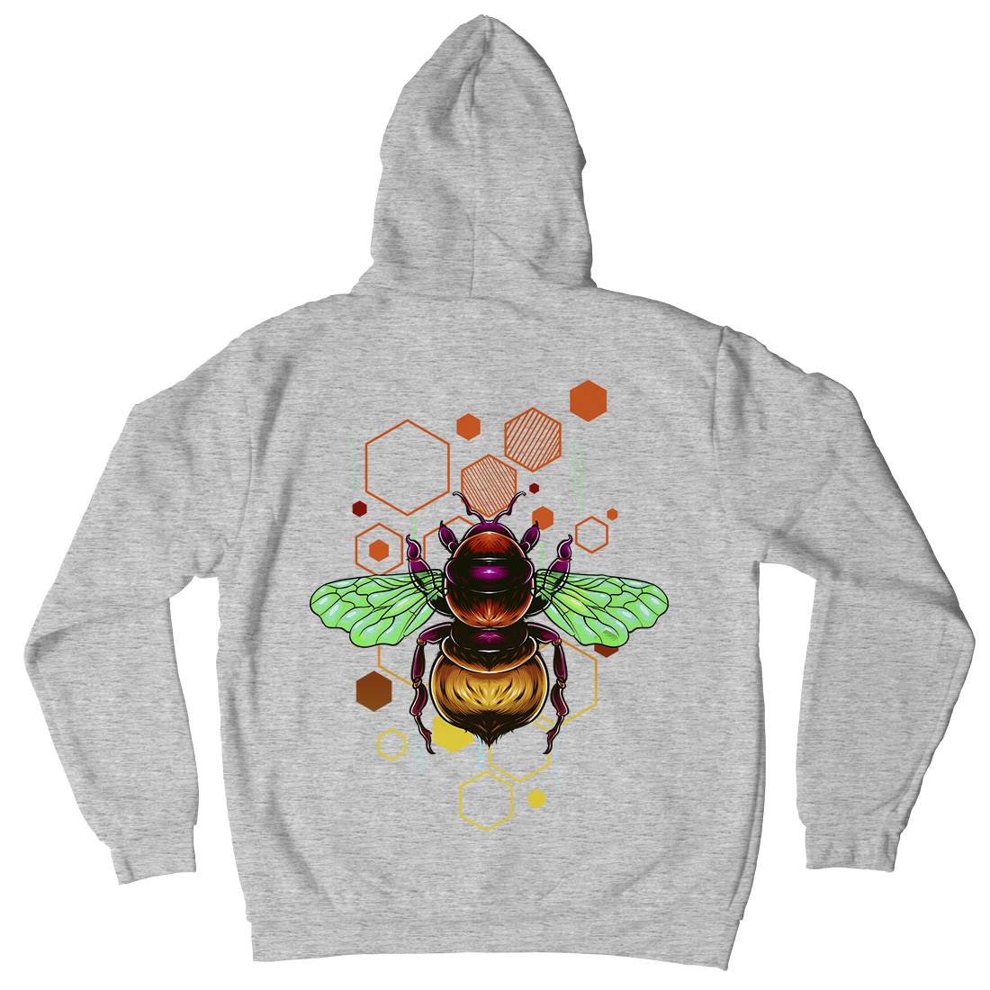 Honey Bee Mens Hoodie With Pocket Nature B987