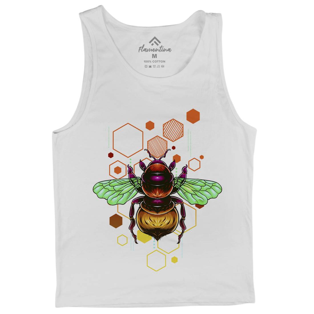 Honey Bee Mens Tank Top Vest Nature B987