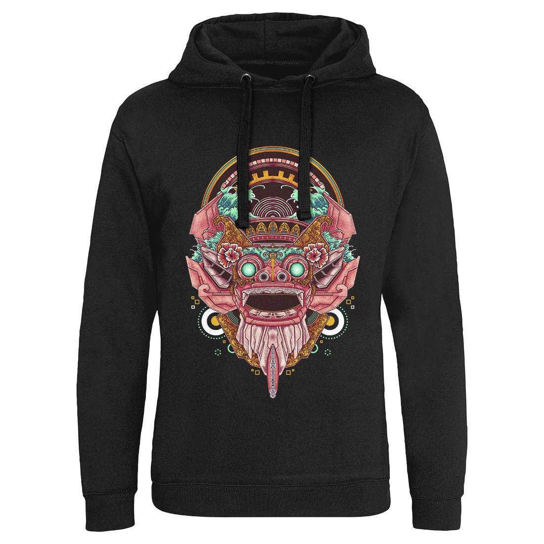 Barong Mask Mens Hoodie Without Pocket Asian B990