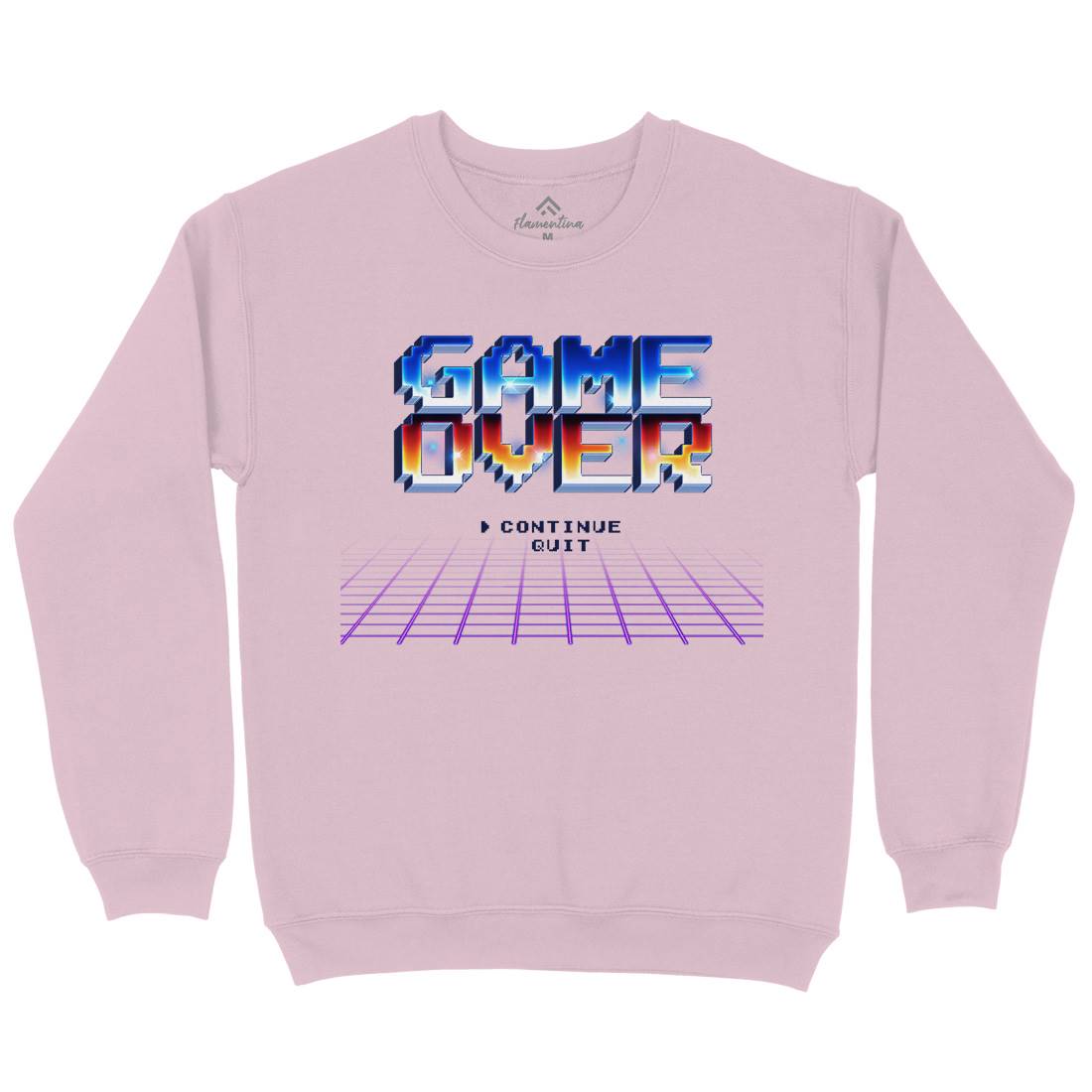 Game Over Kids Crew Neck Sweatshirt Geek B995