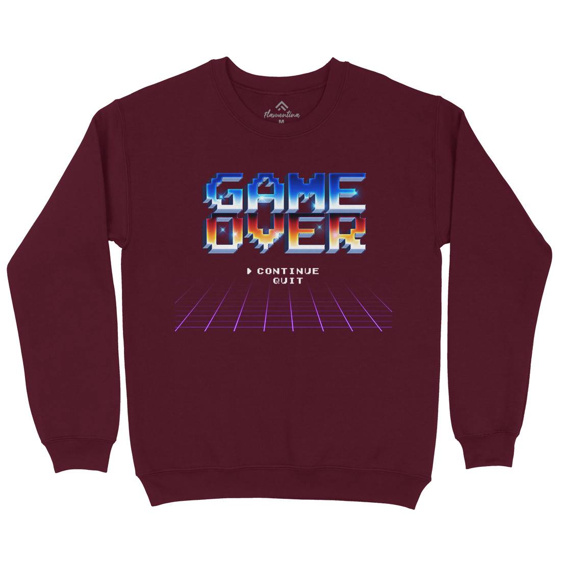 Game Over Mens Crew Neck Sweatshirt Geek B995