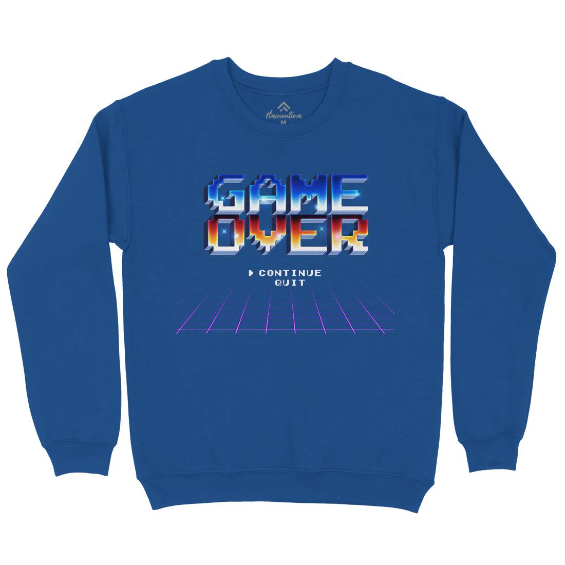 Game Over Mens Crew Neck Sweatshirt Geek B995