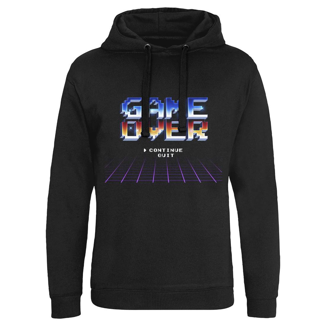 Game Over Mens Hoodie Without Pocket Geek B995