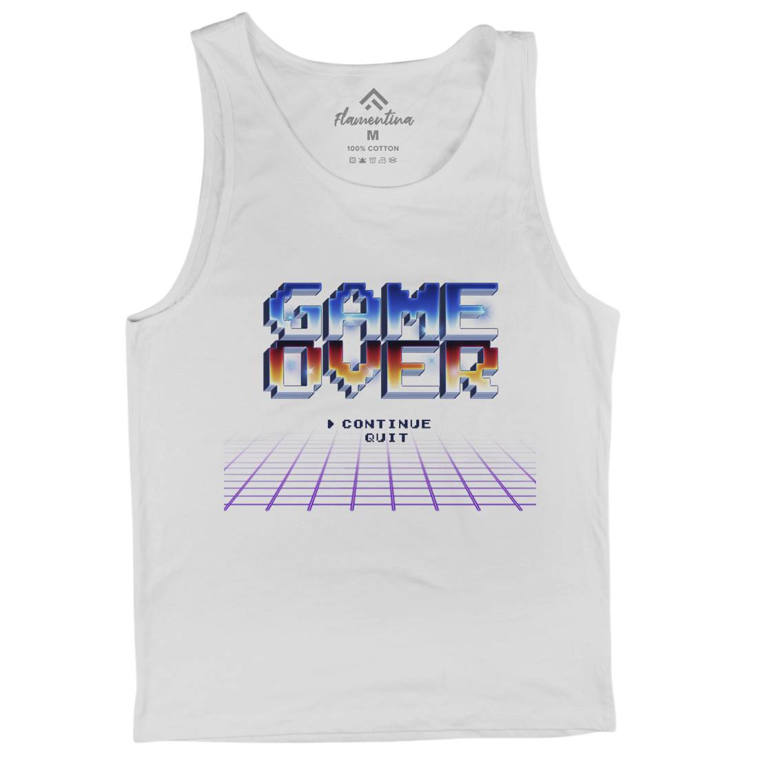 Game Over Mens Tank Top Vest Geek B995