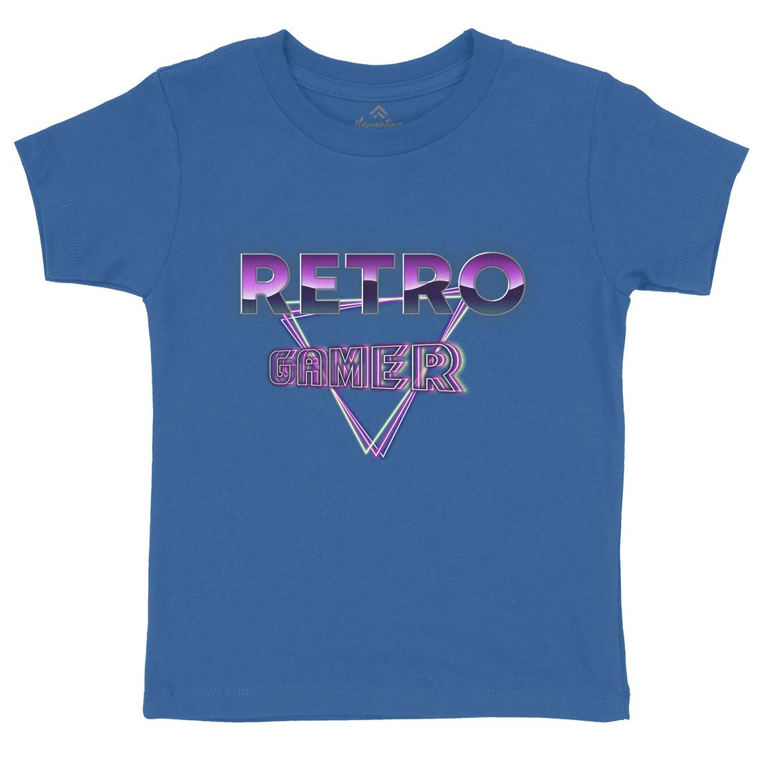 Retro Gamer Kids Crew Neck T-Shirt Geek B996