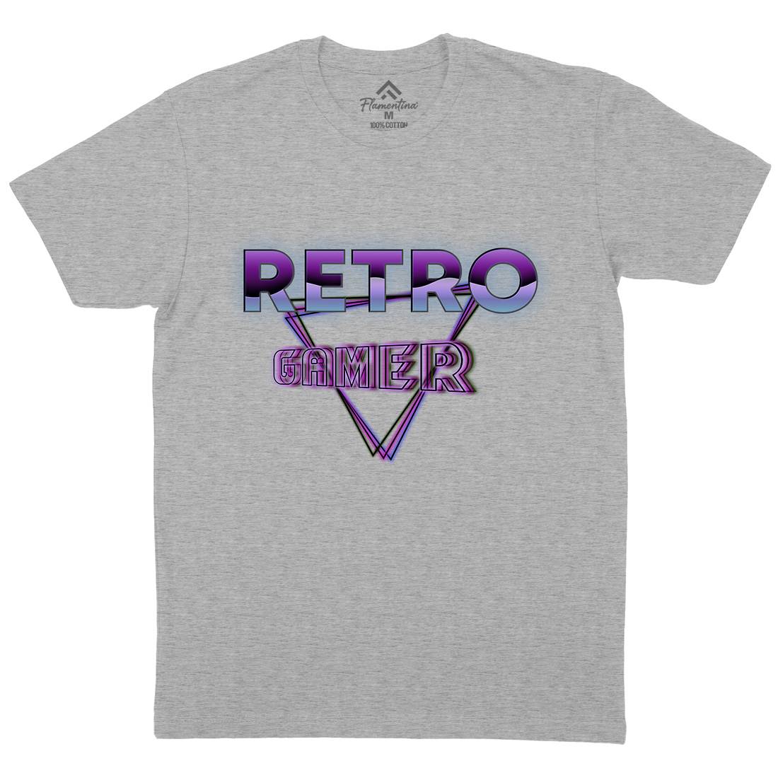 Retro Gamer Mens Crew Neck T-Shirt Geek B996