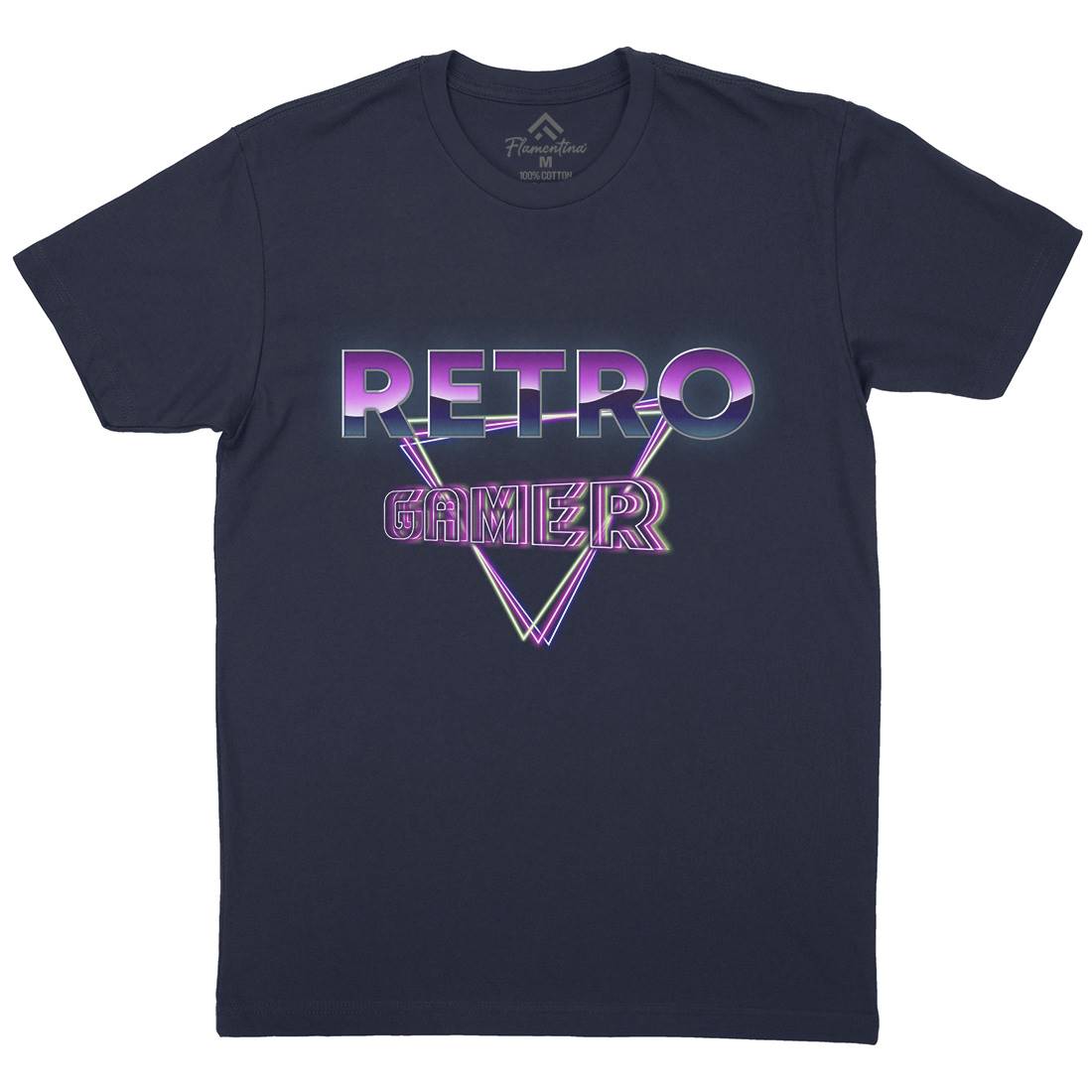 Retro Gamer Mens Crew Neck T-Shirt Geek B996
