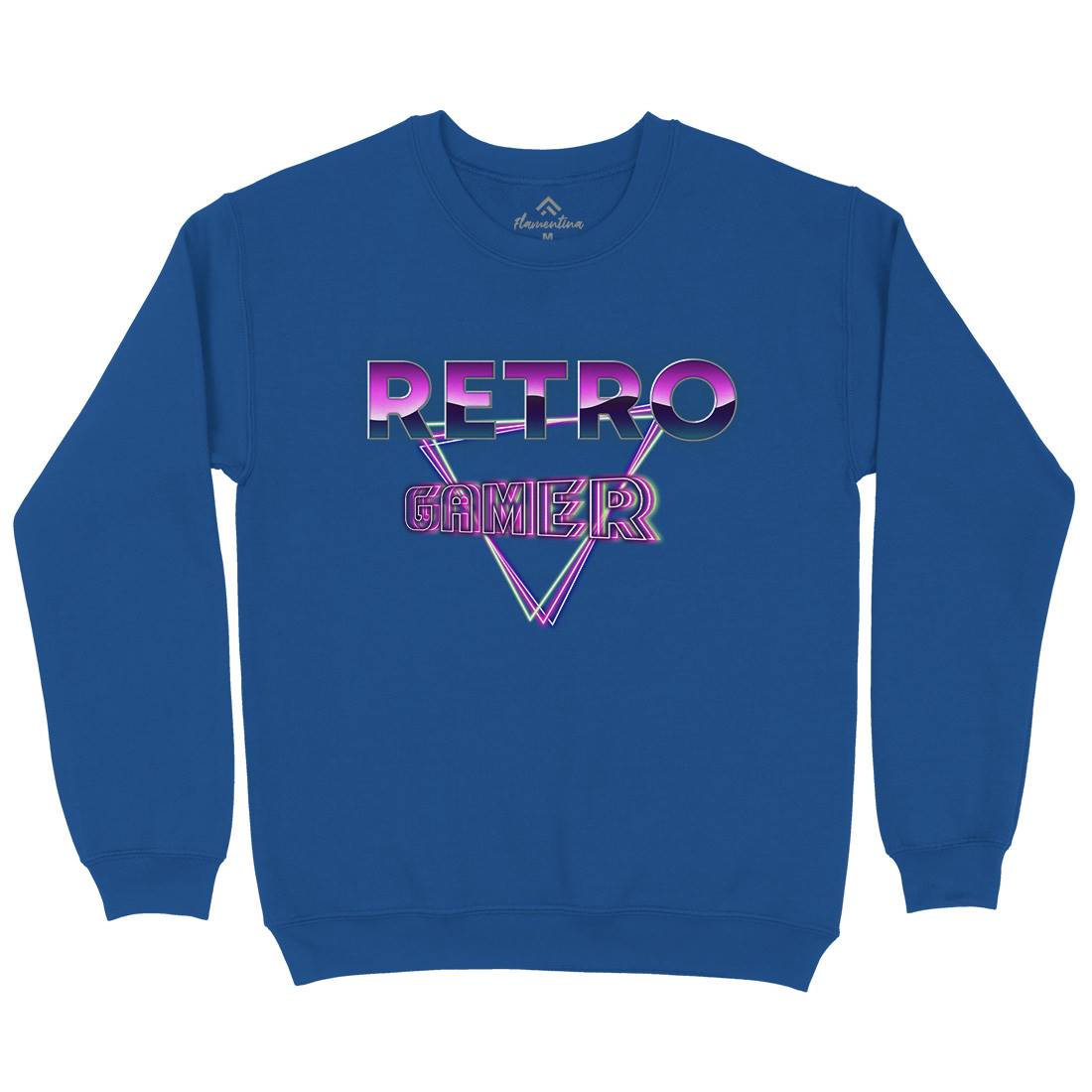 Retro Gamer Kids Crew Neck Sweatshirt Geek B996