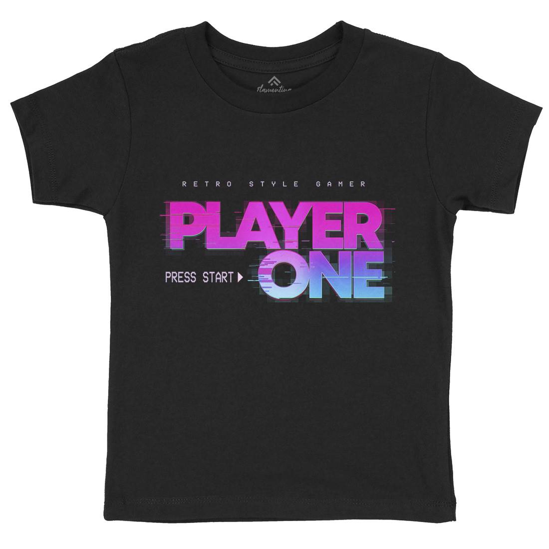 Player One Kids Organic Crew Neck T-Shirt Geek B997