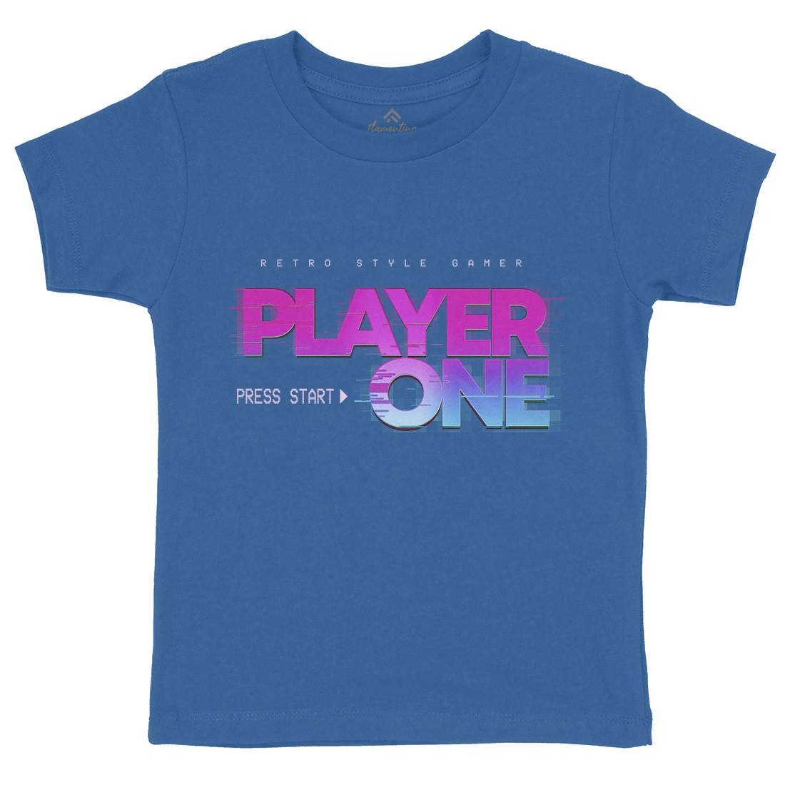 Player One Kids Crew Neck T-Shirt Geek B997