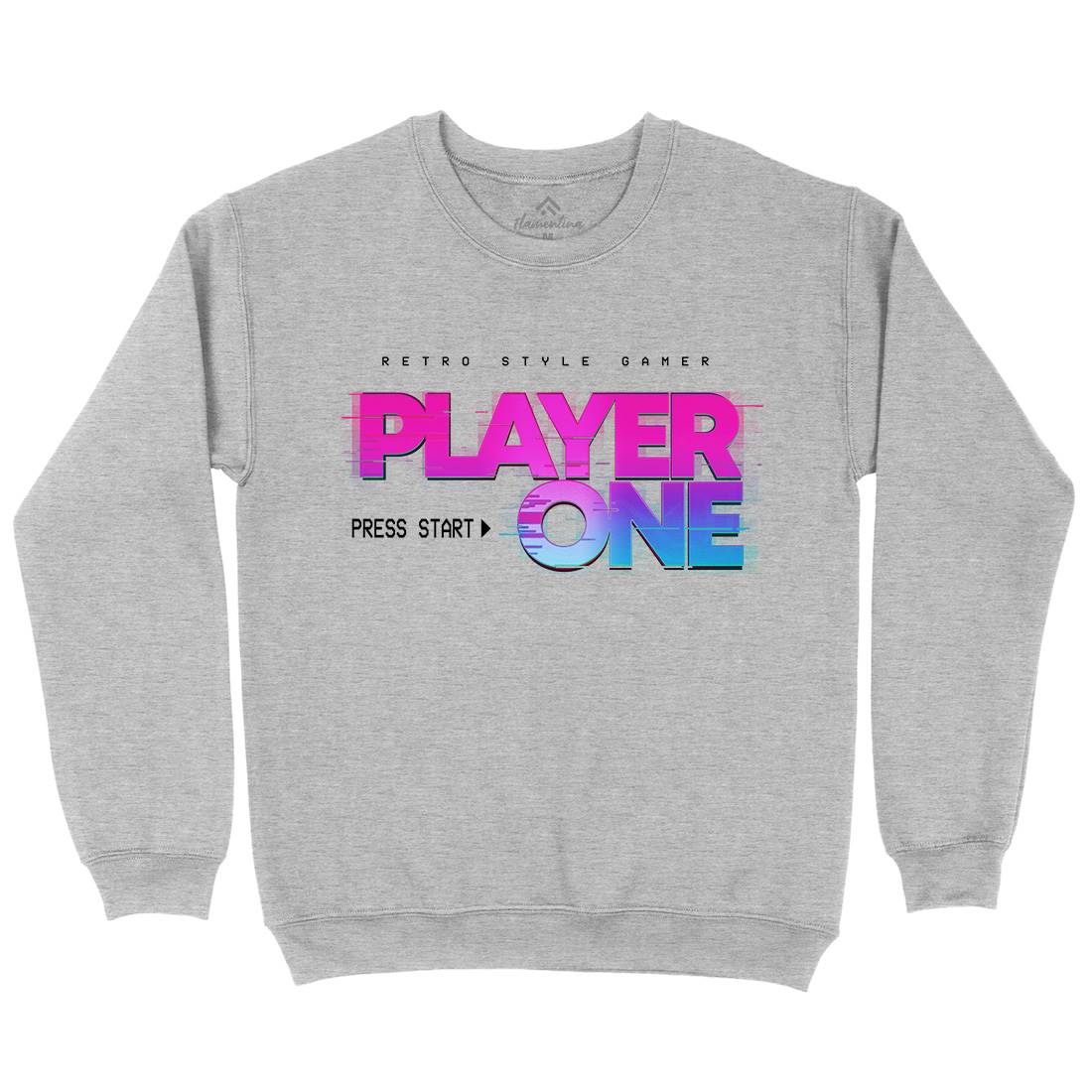 Player One Kids Crew Neck Sweatshirt Geek B997