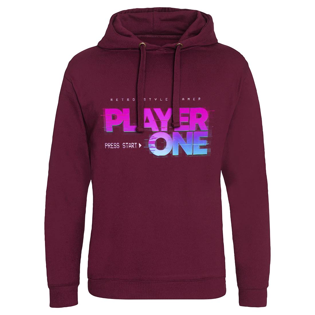 Player One Mens Hoodie Without Pocket Geek B997