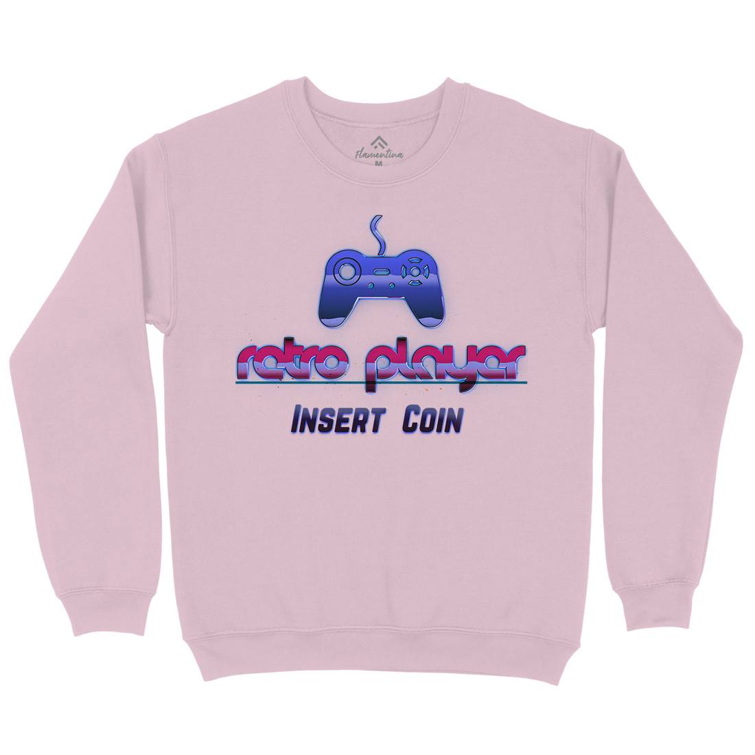 Retro Player Kids Crew Neck Sweatshirt Geek B998