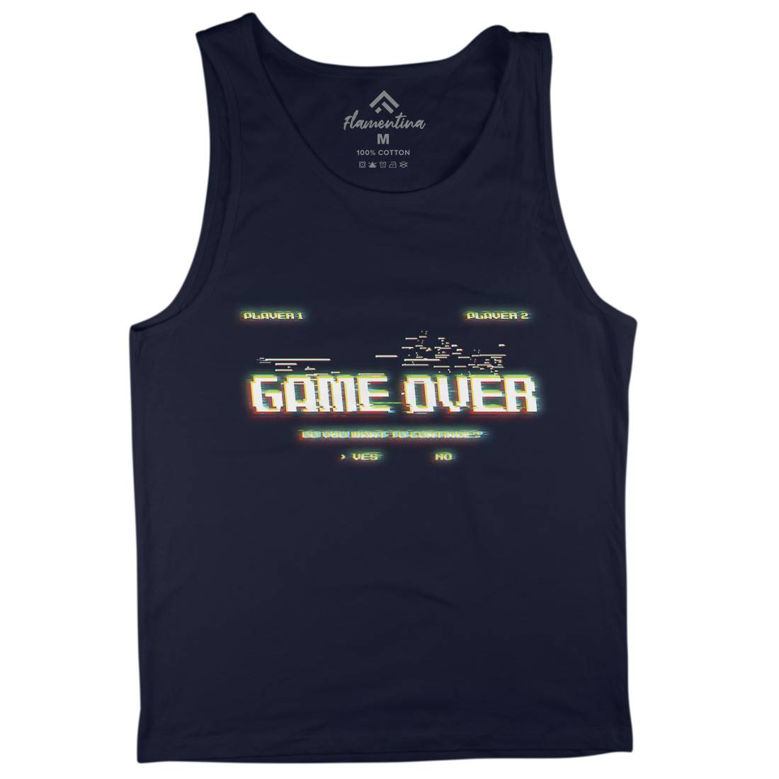 Game Over Continue Mens Tank Top Vest Geek B999