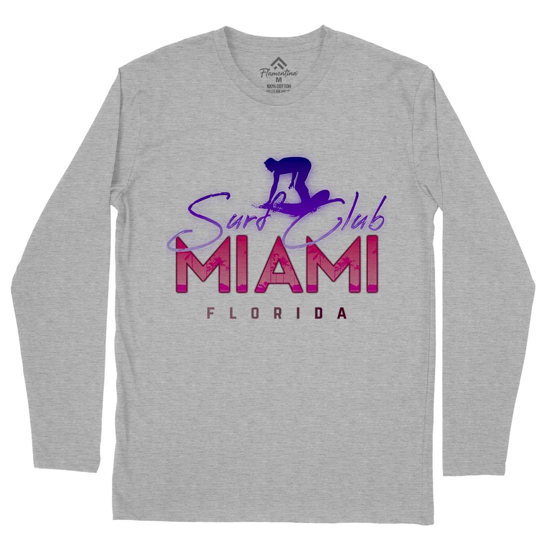 Miami Club Mens Long Sleeve T-Shirt Surf C000