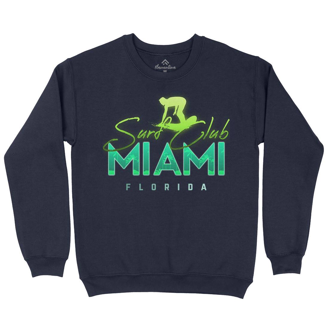 Miami Club Kids Crew Neck Sweatshirt Surf C000