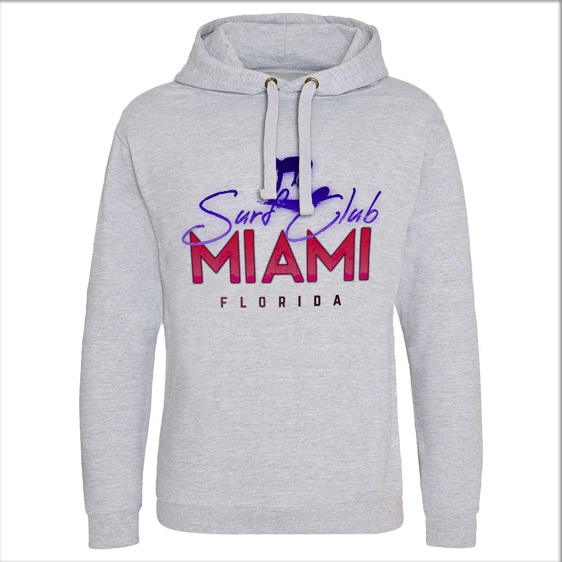 Miami Club Mens Hoodie Without Pocket Surf C000