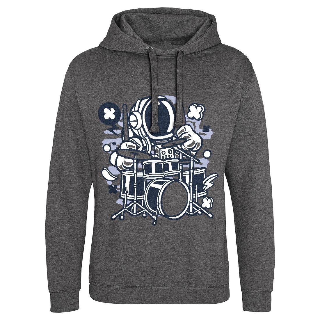 Astronaut Drummer Mens Hoodie Without Pocket Space C008