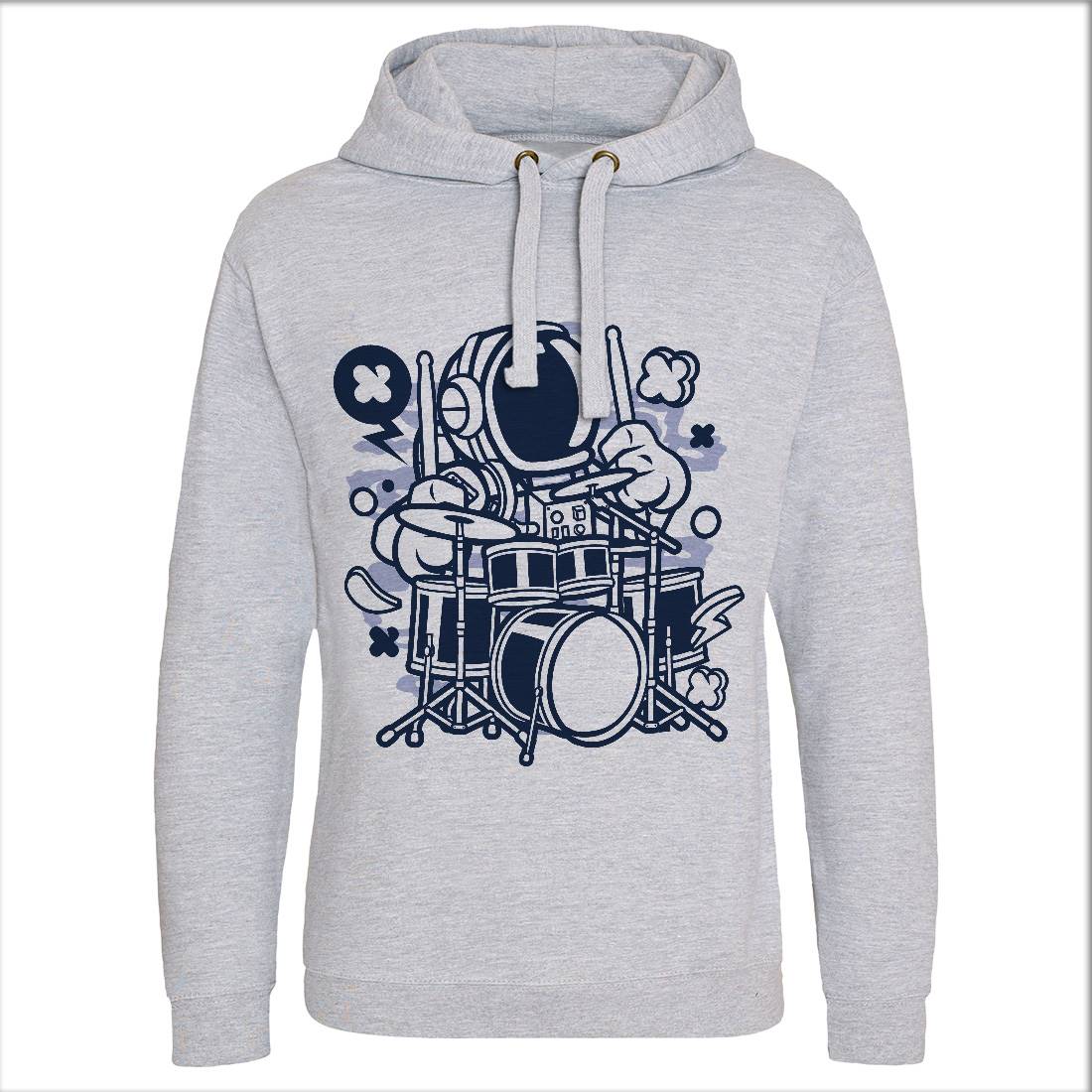 Astronaut Drummer Mens Hoodie Without Pocket Space C008