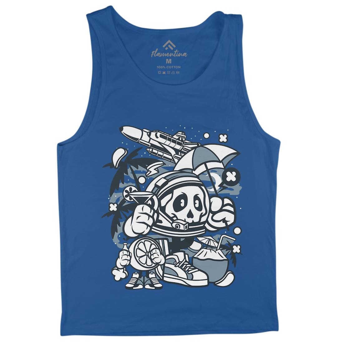 Astronaut Holiday Mens Tank Top Vest Space C009