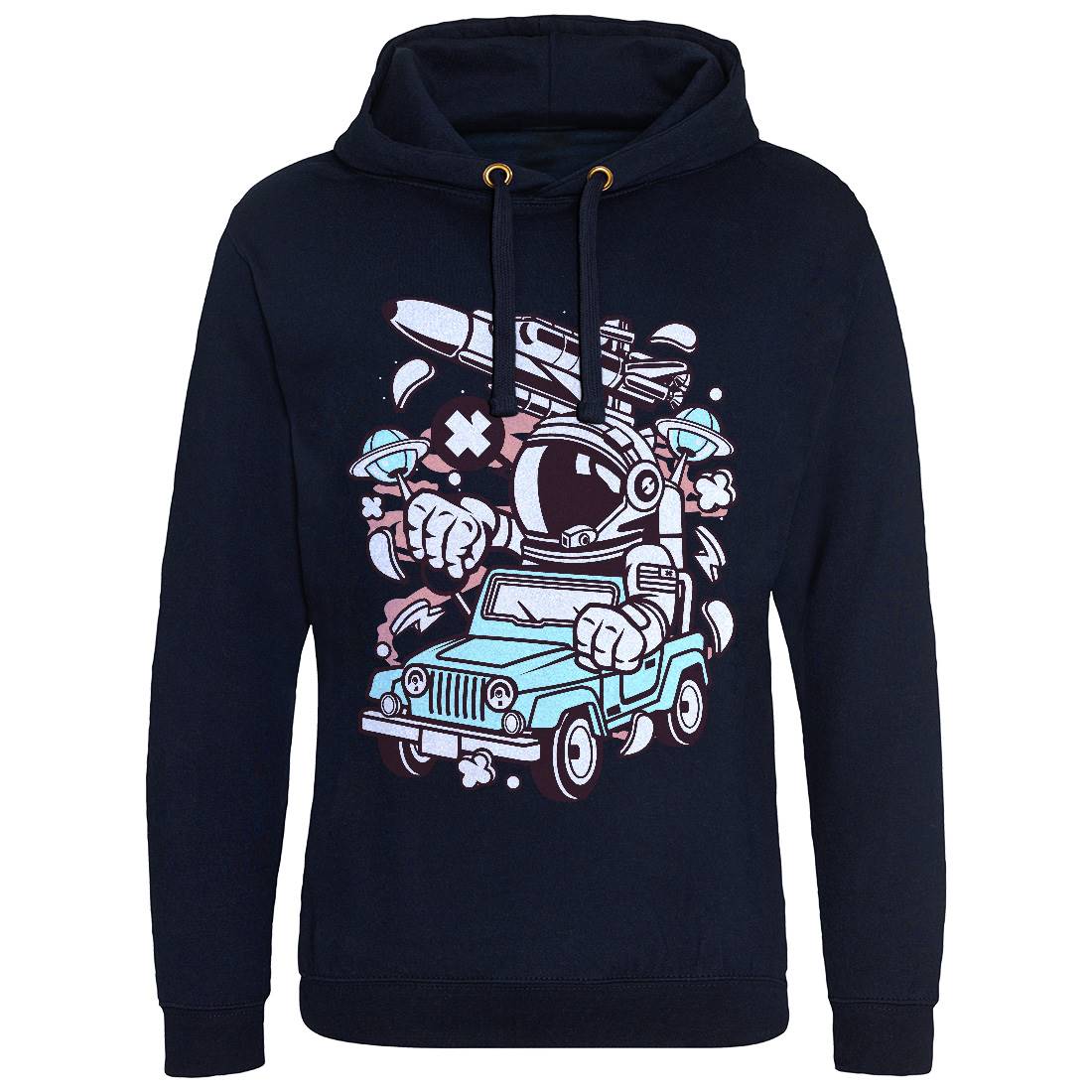 Astronaut Driver Mens Hoodie Without Pocket Space C010