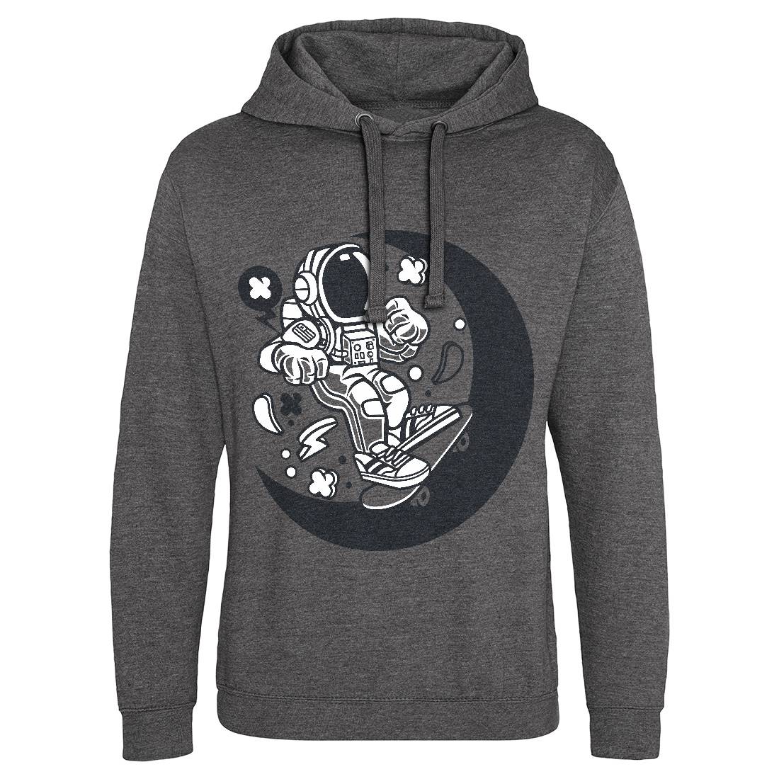 Astronaut Skater Moon Mens Hoodie Without Pocket Space C011