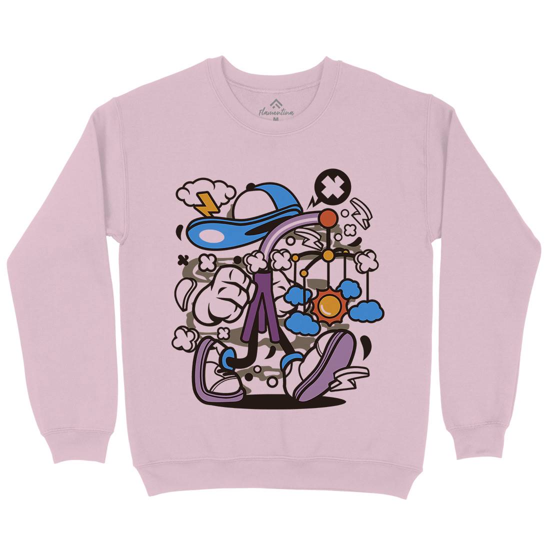 Baby Toy Kids Crew Neck Sweatshirt Retro C012