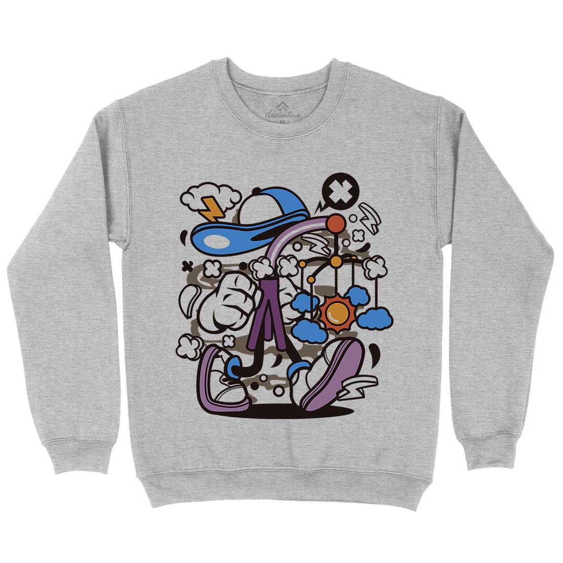 Baby Toy Mens Crew Neck Sweatshirt Retro C012