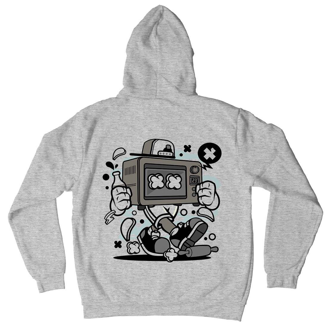 Baking Oven Mens Hoodie With Pocket Retro C013