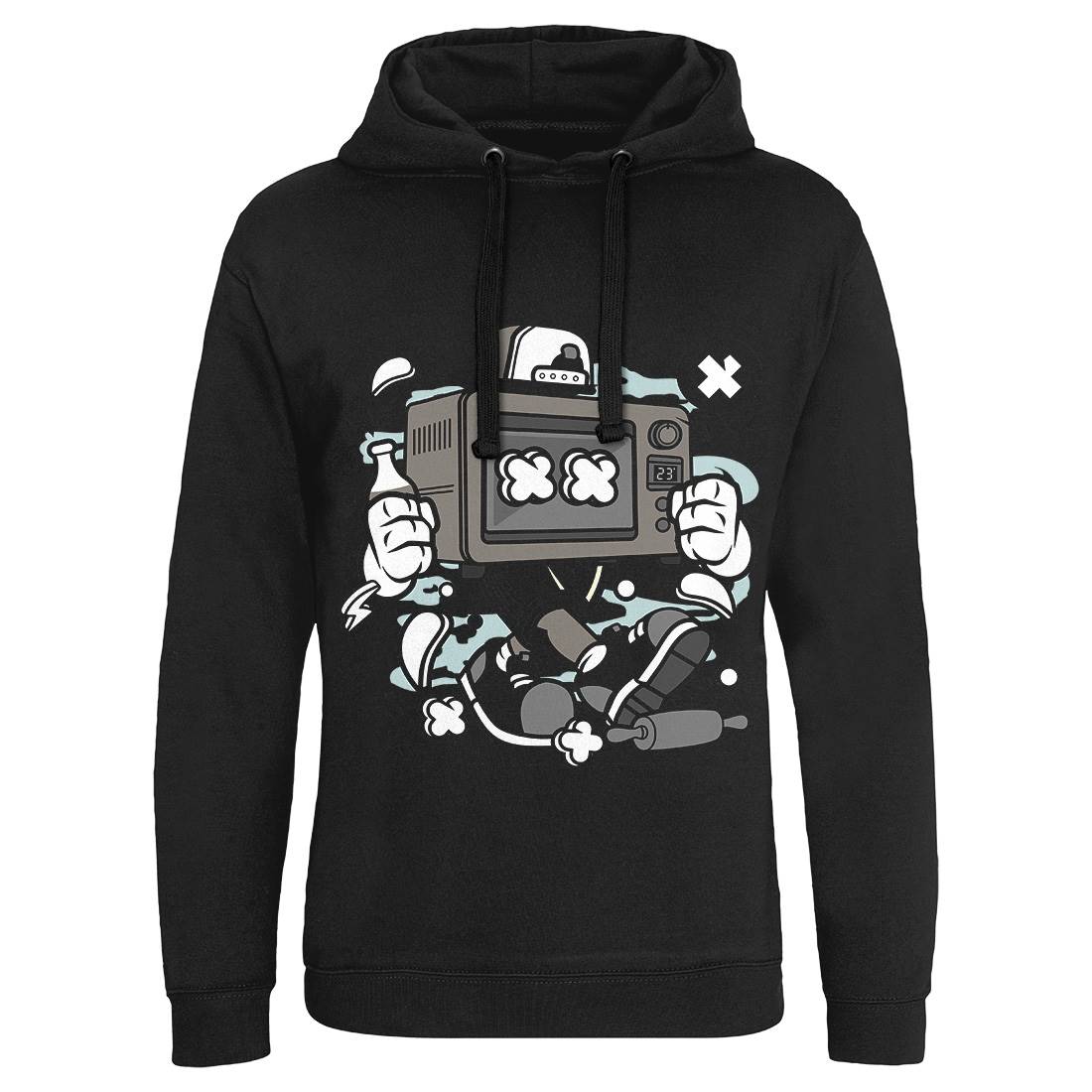 Baking Oven Mens Hoodie Without Pocket Retro C013