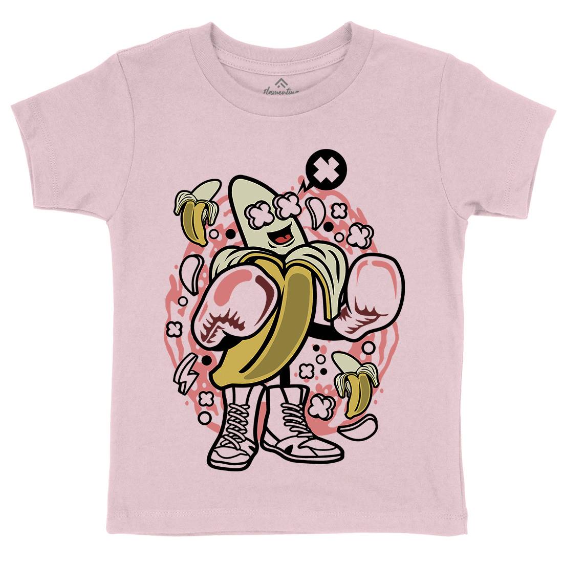 Banana Boxer Kids Organic Crew Neck T-Shirt Sport C014