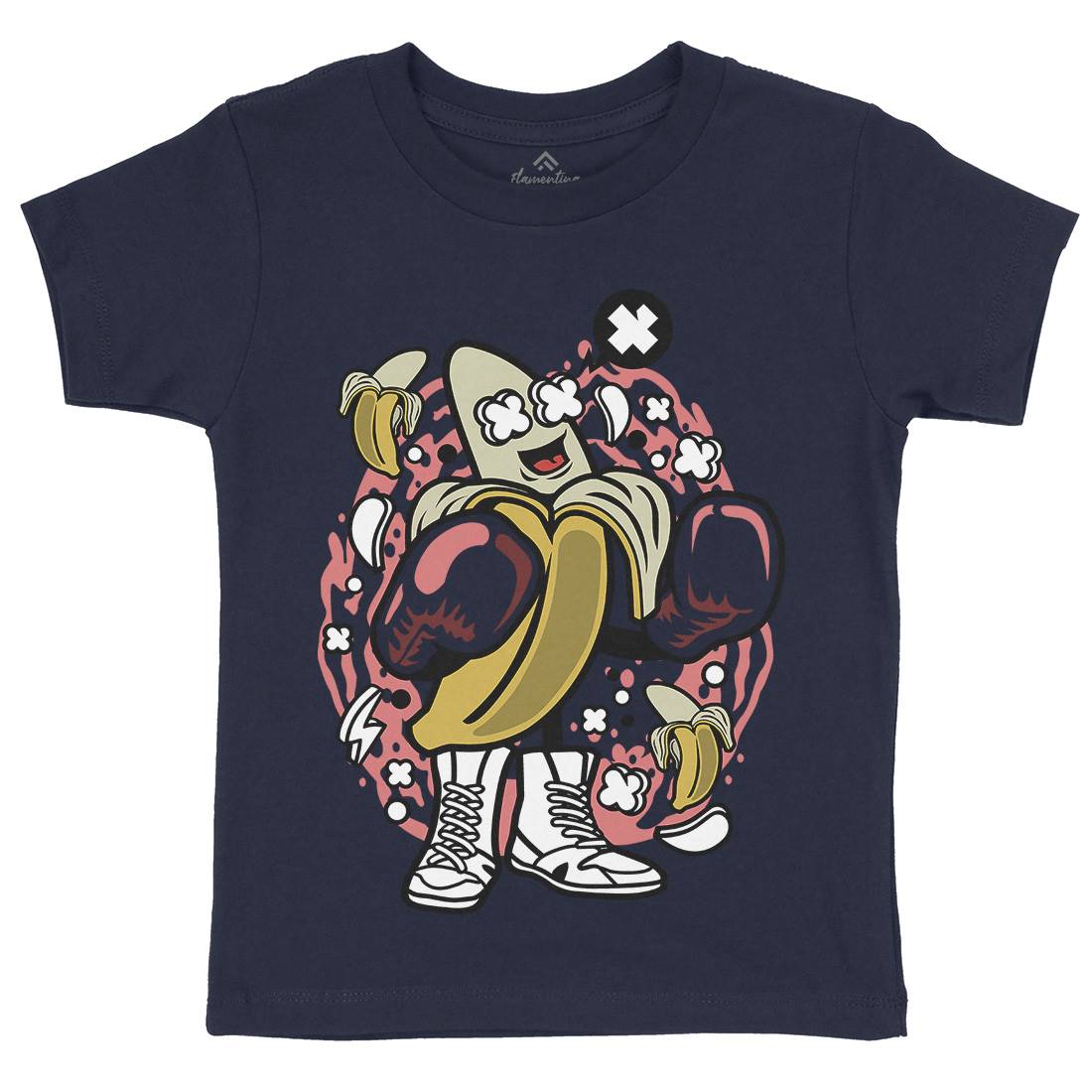 Banana Boxer Kids Crew Neck T-Shirt Sport C014