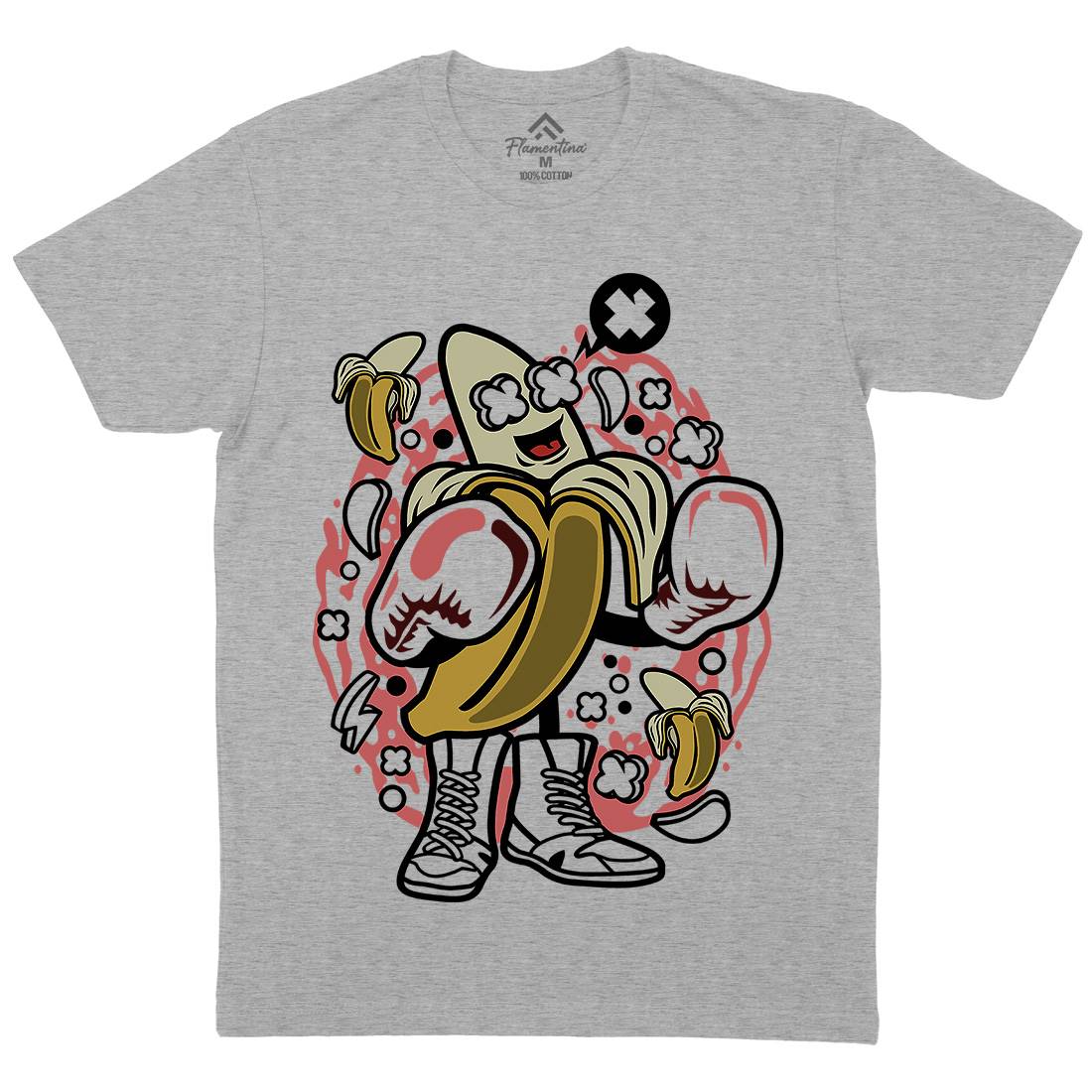 Banana Boxer Mens Crew Neck T-Shirt Sport C014