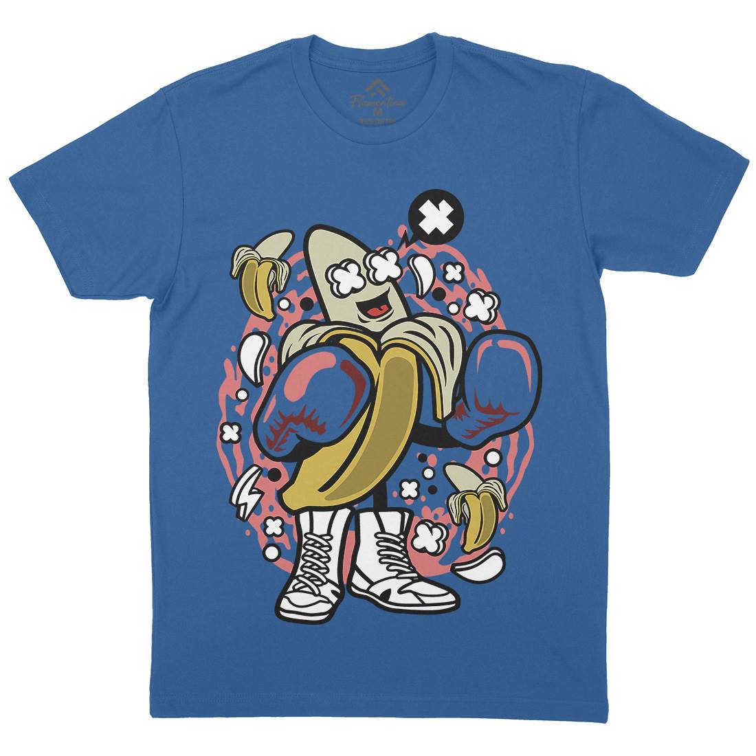 Banana Boxer Mens Organic Crew Neck T-Shirt Sport C014
