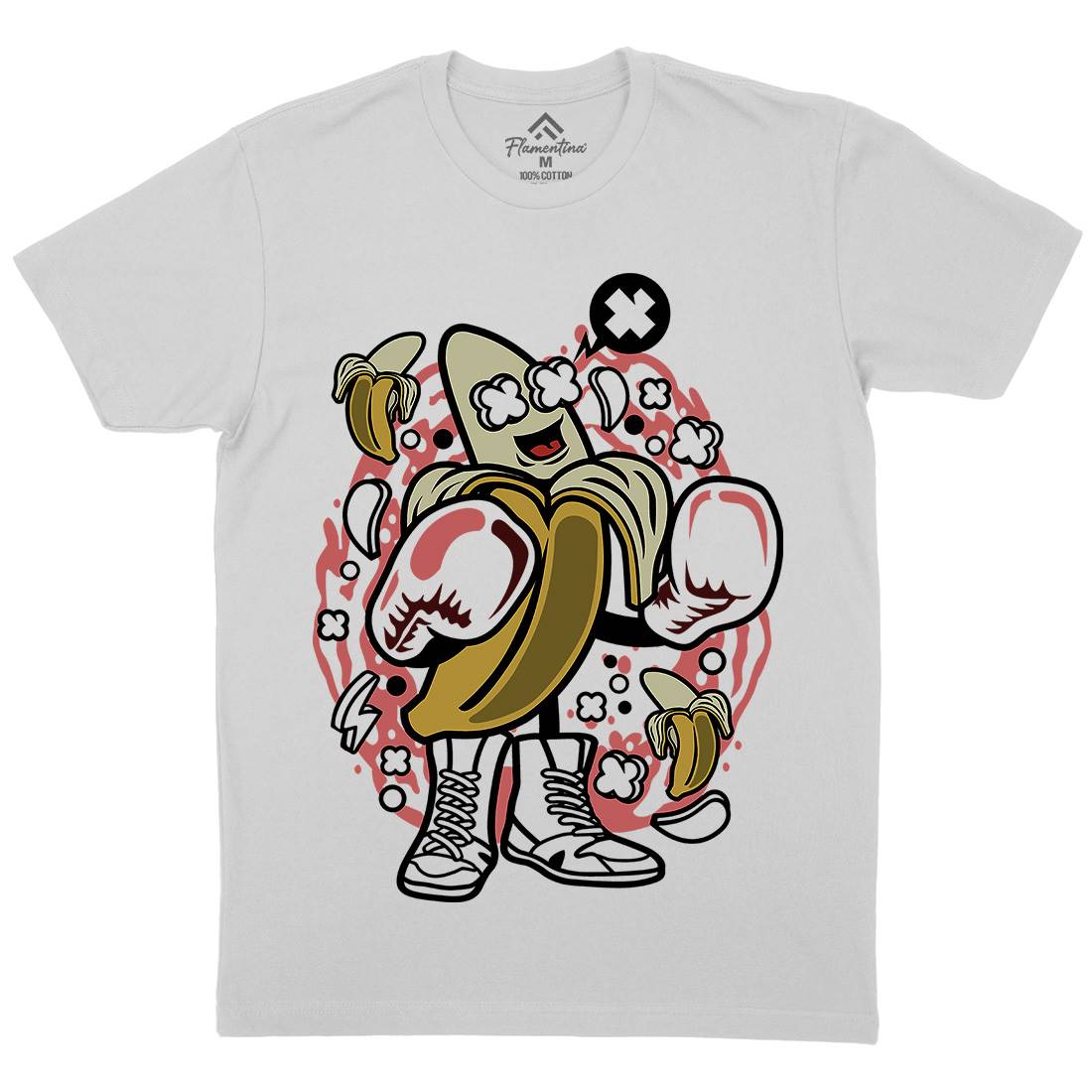 Banana Boxer Mens Crew Neck T-Shirt Sport C014