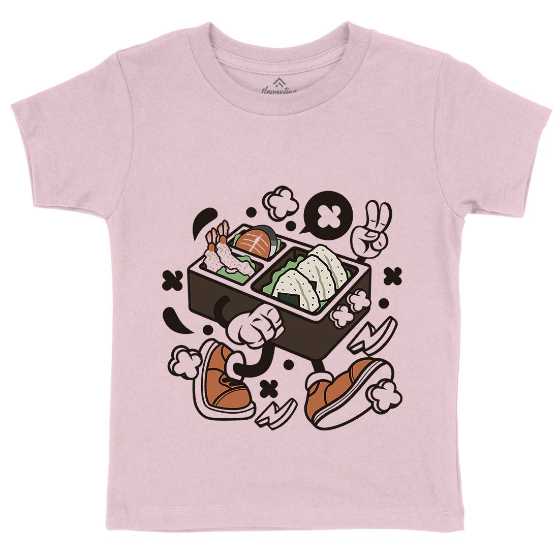 Bento Kids Crew Neck T-Shirt Food C024