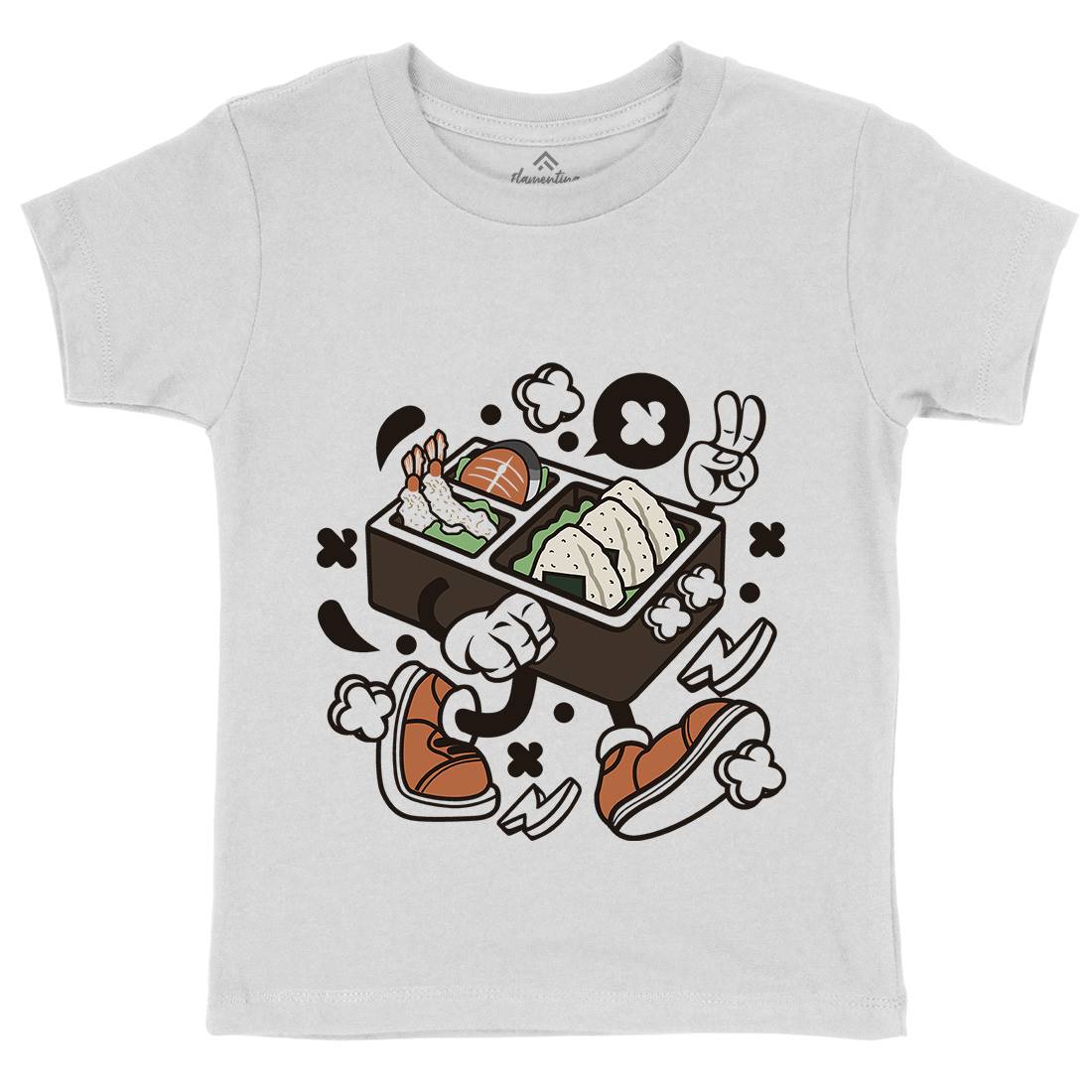 Bento Kids Crew Neck T-Shirt Food C024