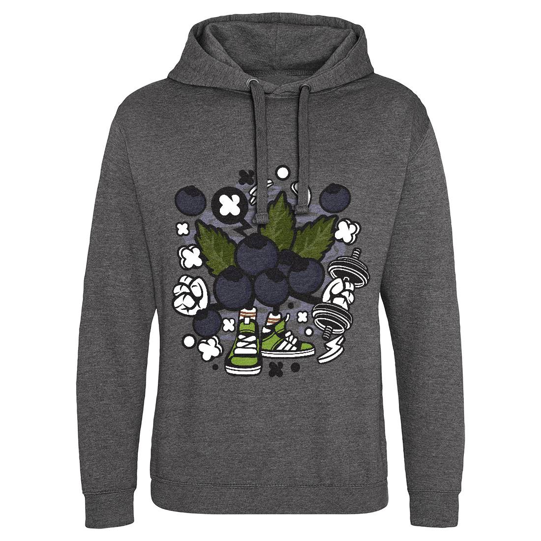 Blueberry Mens Hoodie Without Pocket Food C027