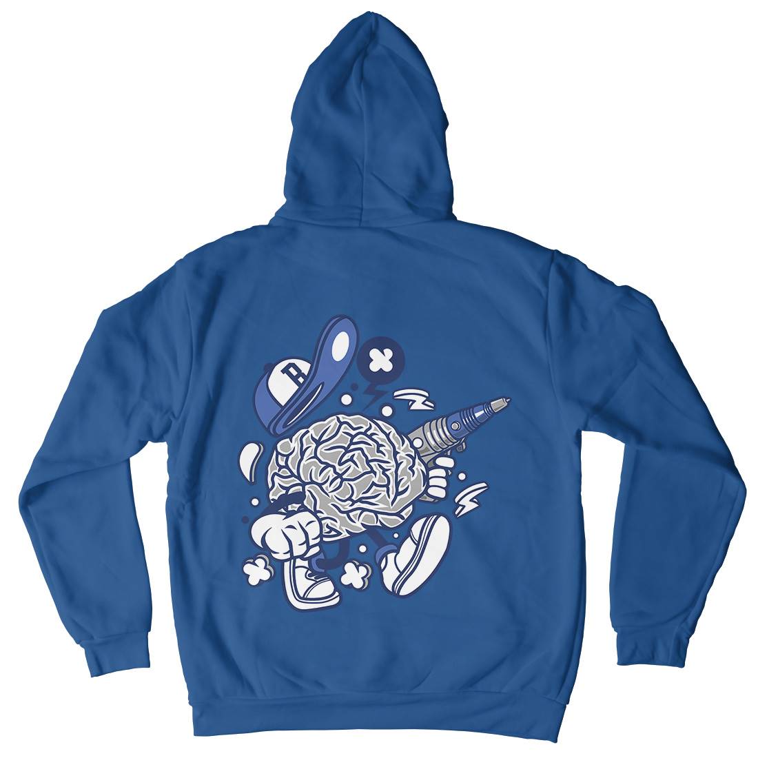 Brain Mens Hoodie With Pocket Science C034