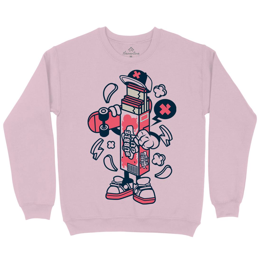 Bubble Gum Kids Crew Neck Sweatshirt Food C036