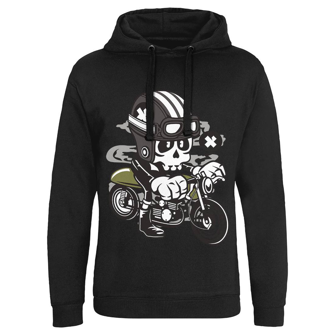 Caferacer Skull Mens Hoodie Without Pocket Motorcycles C039