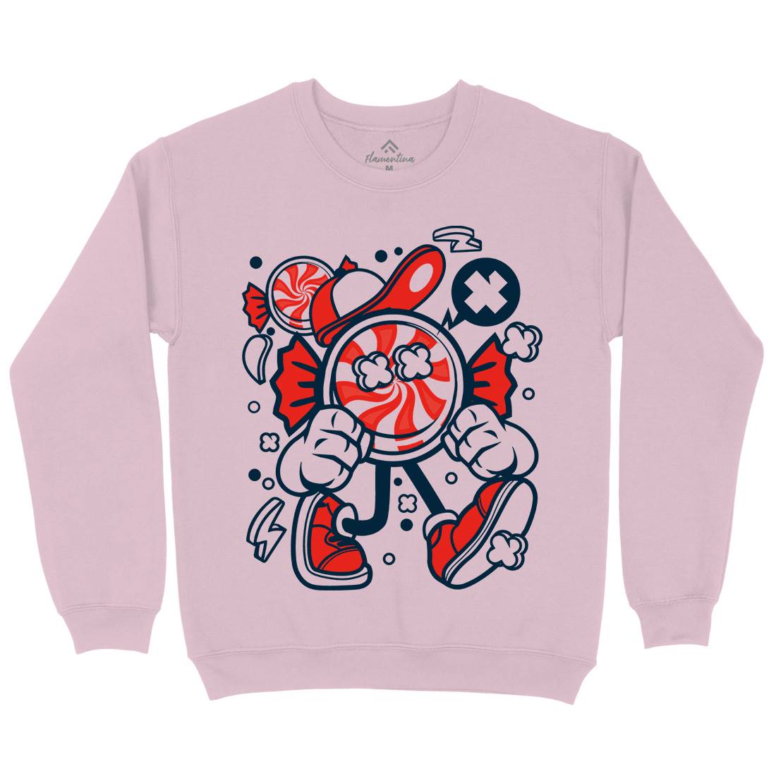 Candy Kid Kids Crew Neck Sweatshirt Retro C041