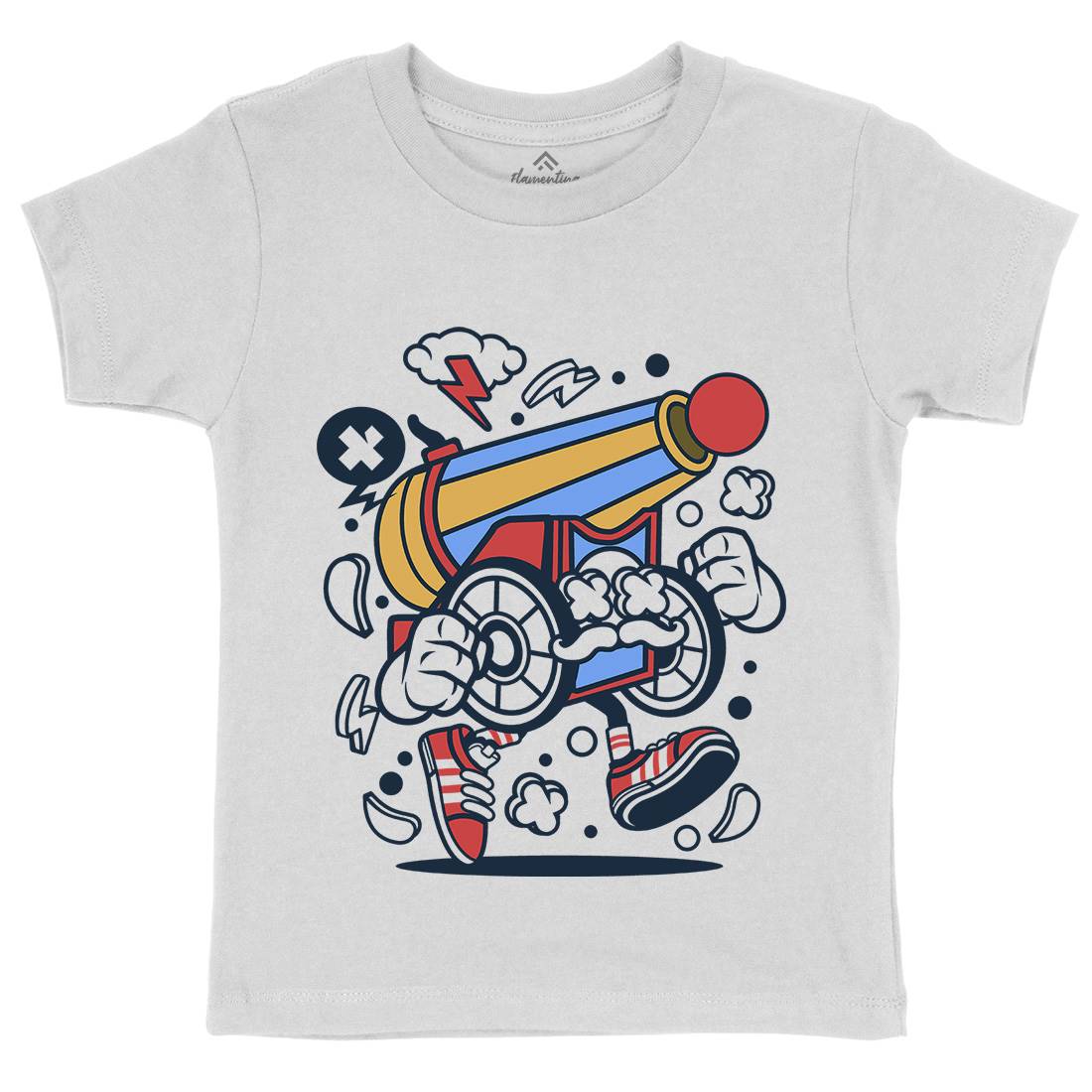 Cannonball Kids Crew Neck T-Shirt Army C042
