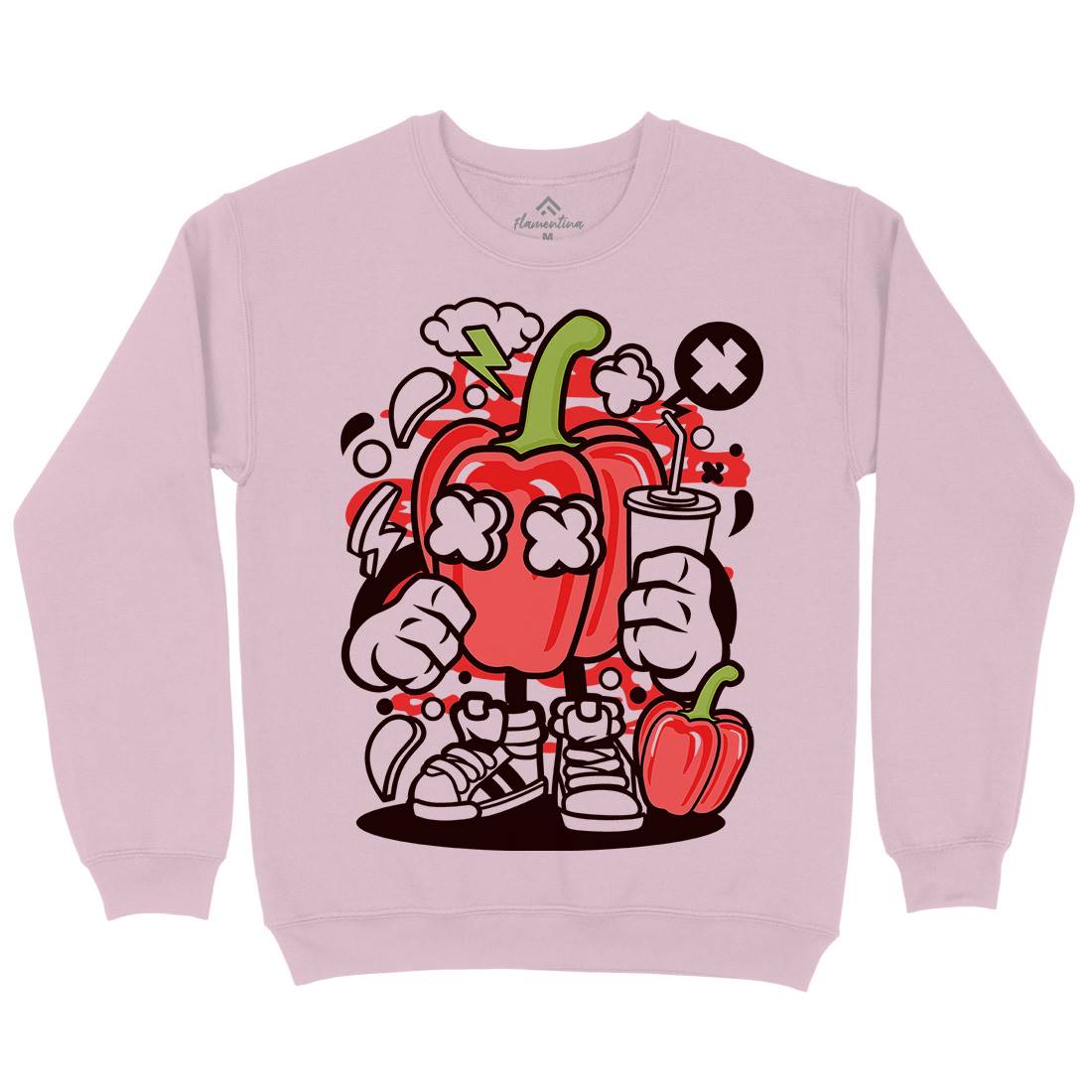 Capsicum Kids Crew Neck Sweatshirt Food C044