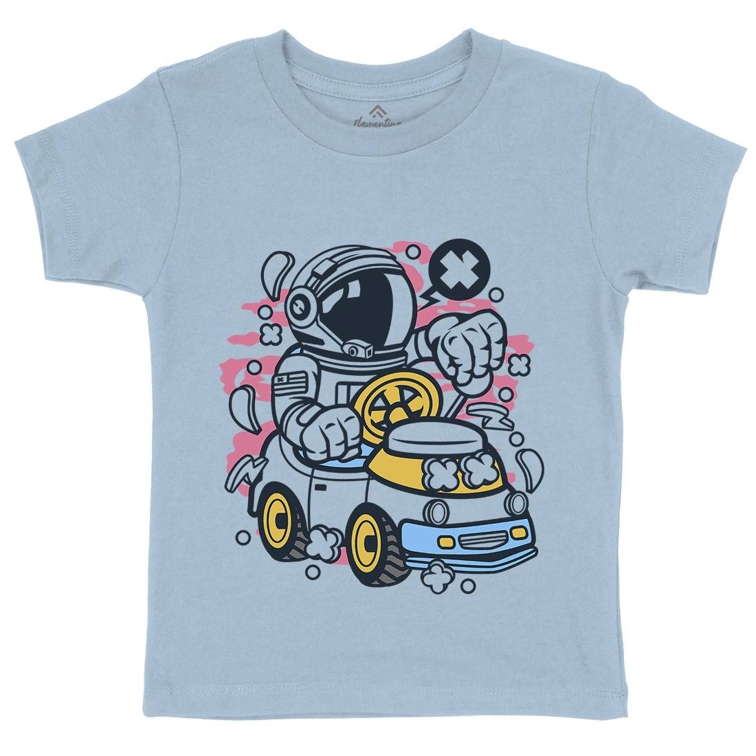 Car Toy Kids Organic Crew Neck T-Shirt Cars C045