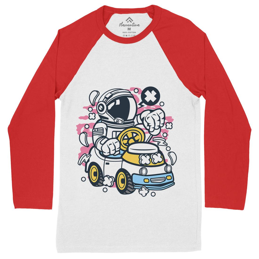Car Toy Mens Long Sleeve Baseball T-Shirt Cars C045