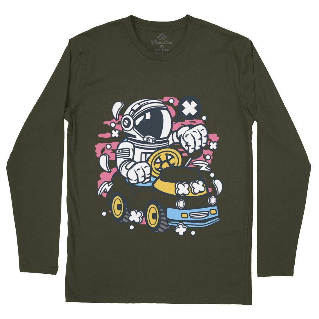 Car Toy Mens Long Sleeve T-Shirt Cars C045