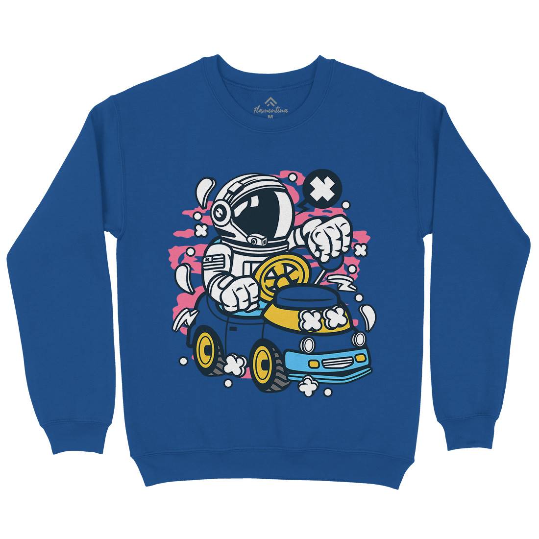 Car Toy Mens Crew Neck Sweatshirt Cars C045