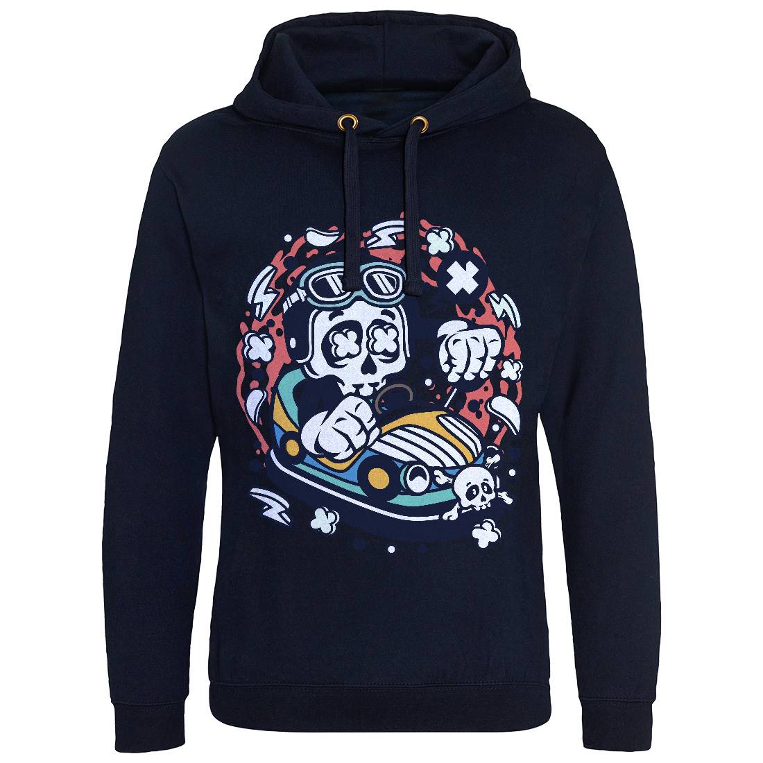 Car Toy Skull Mens Hoodie Without Pocket Cars C046